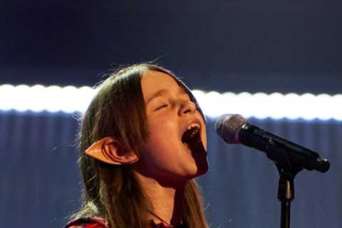 The Voice Kids viewers furious as ‘elf girl’ Olga is ‘robbed’ during audition