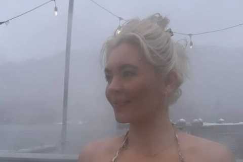 A Place In The Sun’s Danni Menzies shows off incredible figure as she strips off to bikini on..