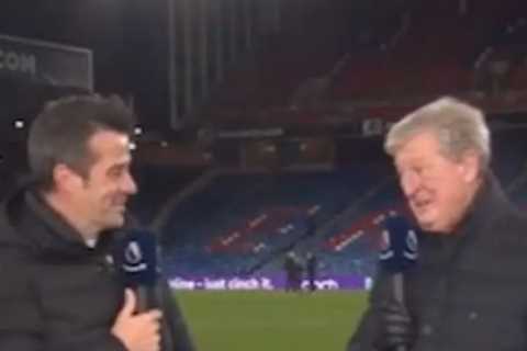 Watch heartwarming moment Hodgson asks Silva for invite to Fulham’s clash vs Southampton for George ..