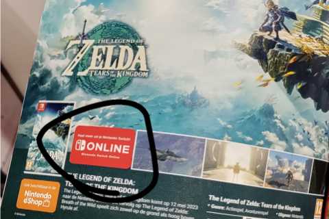 The Legend of Zelda: Tears of the Kingdom will use Nintendo Online