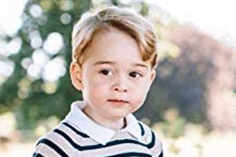 Mocked-up image of Prince George is being used to sell toy machete on Amazon