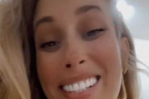 Stacey Solomon reveals ‘shock’ at finding out ‘late’ that she was pregnant with fifth child saying..