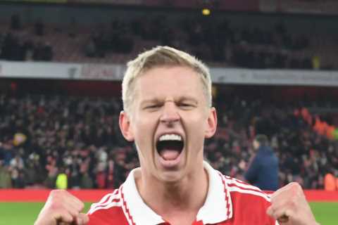 Arsenal star Oleksandr Zinchenko reveals his GOAT vote.. and it’s not Cristiano Ronaldo or Lionel..