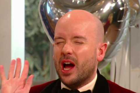 Saturday Kitchen in chaos as Tom Allen delivers outrageous quips and makes retching noises during..