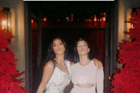Kardashian fans spot ’embarrassing’ photoshop fail in Kourtney and Kim’s sexy new photo