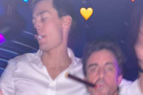 George Russell parties his way into 2023 with Lewis Hamilton’s great F1 rival Fernando Alonso at..