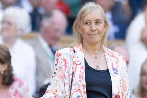 Wimbledon legend Martina Navratilova, 66, diagnosed with throat and breast cancer as she vows to..