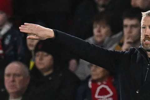 Graham Potter tells Chelsea to start ‘running through brick walls’ as he tears into flops after..