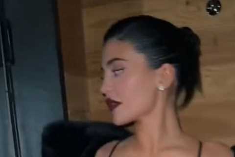 Kardashian fans mock Kylie Jenner’s ‘mandatory’ pose after star grabs her boobs in mesh catsuit for ..