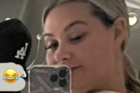 Pregnant Love Island star Shaughna Phillips shows off her 9-week ‘bump’ in throwback as she reveals ..