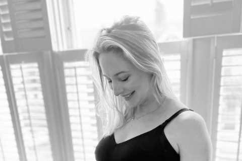 Pregnant Hollyoaks star Ali Bastian looks incredible as she shows off baby bump in black bra