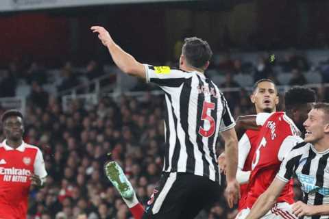 Arsenal star Gabriel rages at referee on Twitter as he shares clip of him being denied penalty..