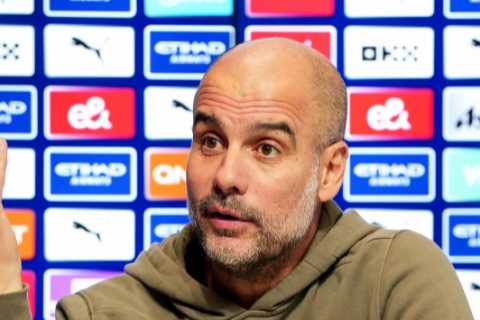 Arsenal could hit ONE HUNDRED points, says Pep Guardiola, as Man City boss claims Gunners have..