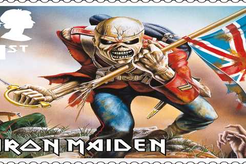 Royal Mail unveil Iron Maiden stamps to pay tribute to heavy metal legends