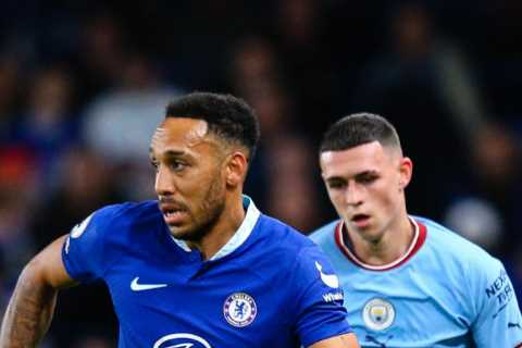 Humiliation for Chelsea star Aubameyang as he’s taken off AFTER being subbed on with team desperate ..