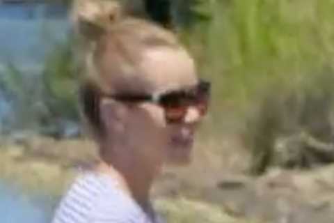 Amanda Holden sizzles in tiny bikini bottoms as she shows off toned bum in new show