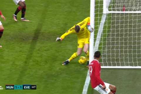 Diogo Dalot reveals what David De Gea said at half-time about his awful blunder that gifted Everton ..