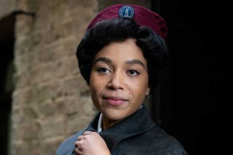 Call The Midwife star Leonie Elliott looks worlds away from Nurse Lucille in glam snaps
