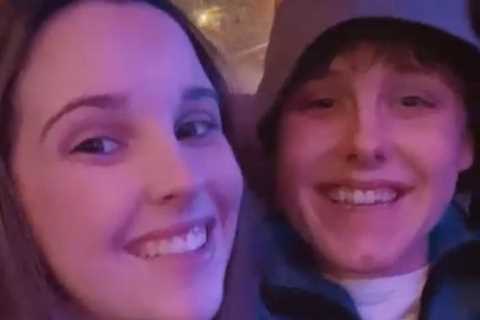 Real life Coronation Street couple Elle Mulvaney and Liam Scholes are all smiles on night out