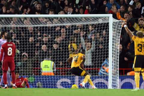FA Cup viewers baffled as NOBODY understands why Wolves winner against Liverpool was ruled out....