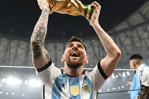 Fans accuse Salt Bae of ‘stealing’ original World Cup trophy after Messi unknowingly lifted FAKE..