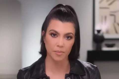 Kourtney Kardashian ‘gives fans the creeps’ as they spot weird detail in the background of sexy new ..