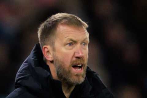Five top replacements for Graham Potter as next Chelsea boss with calls for under-pressure boss to..