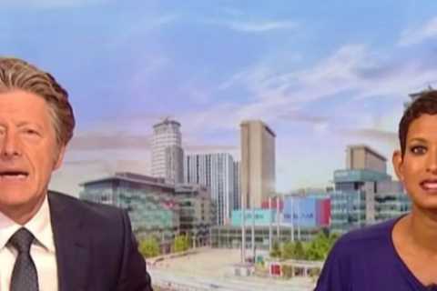 BBC Breakfast host Charlie Stayt’s hair yanked by celeb guest after being accused of wearing wig
