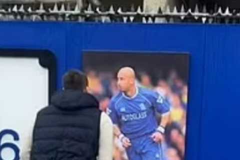 John Terry breaks down in tears as he pays respects to Chelsea legend Gianluca Vialli at Stamford..