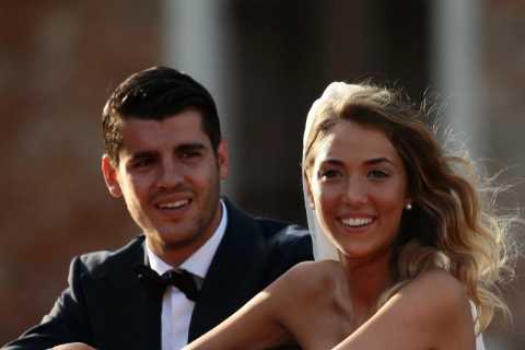 Ex-Chelsea star Morata’s wife in intensive care after suffering ‘complications’ giving birth to..