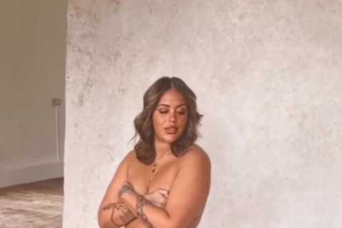 Love Island’s Malin Andersson strips totally naked after losing weight