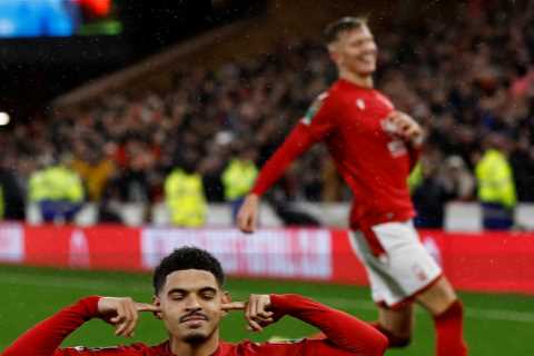 Watch moment brawl erupts after Nottingham Forest’s dramatic shootout win over Wolves as players..