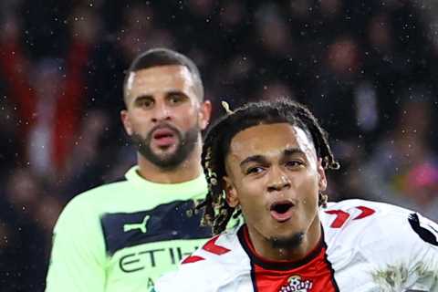 Southampton 2 Man City 0: Premier League’s bottom side stun Carabao Cup favourites with first-half..