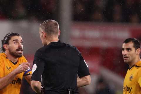 ‘They don’t want us to win’ – Wolves’ Neves in astonishing attack on English refs after Liverpool..