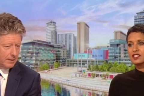BBC Breakfast’s Charlie Stayt scolds Naga Munchetty after she makes mistake on air