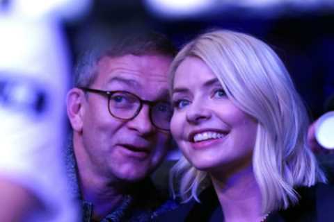 Holly Willoughby makes rare public appearance with TV producer husband of 16 years Dan Baldwin
