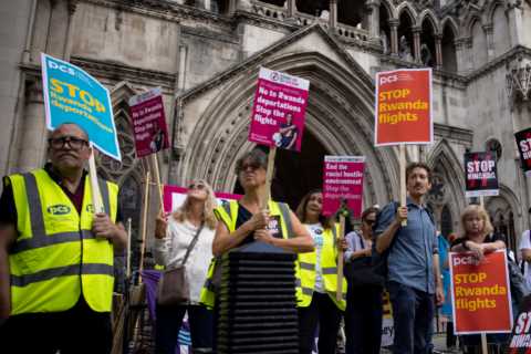 Plan to deport asylum seekers to Rwanda faces more delay as charities set to take government to..