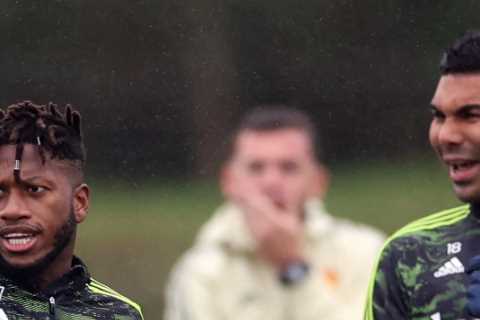 Man Utd stars Casemiro and Fred will MISS crunch clash against Arsenal if they get booked against..