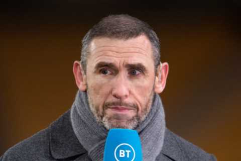 ‘What a coward’ – Arsenal legend Keown FUMES at Tottenham fan who KICKED Aaron Ramsdale after fiery ..
