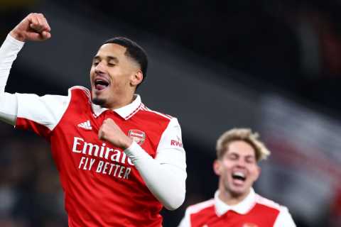 Arsenal star William Saliba brutally trolls Tottenham after hot-tempered 2-0 derby win as he slams..