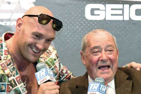 Tyson Fury’s promoter says Oleksandr Usyk fight will be at Wembley with new terms if Saudi Arabia..