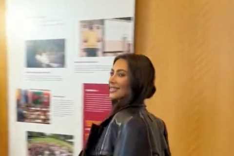 Kardashian fans divided after Kim is spotted at prestigious Harvard Business School to talk with..