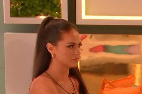 Love Island girls have tense showdown as they clash over hunky Tom