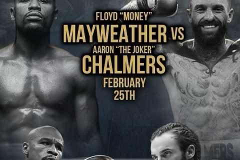 Floyd Mayweather announces fight against Geordie Shore star Aaron Chalmers in shock event at O2..