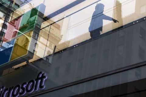Microsoft Revenue Up 2 Percent, but Profit Drops 12 Percent