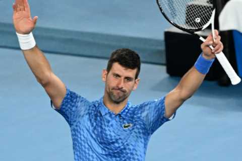 Emotional Novak Djokovic breaks down in tears after being asked about son and daughter at..
