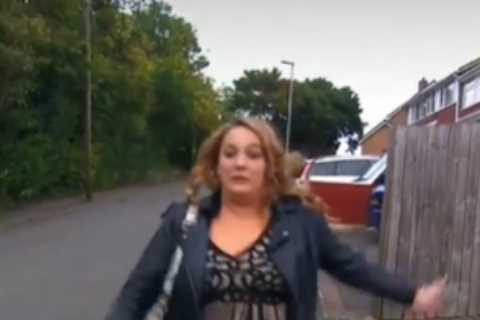 Shocking moment Come Dine With Me contestant falls to the ground and smashes into pavement on way..