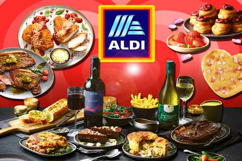 Aldi reveals Valentines Day menu for two costing under £8 and it includes lobster pasta and wagyu..