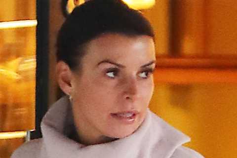 Coleen Rooney grabs coffee from local cafe — and causes stir driving off with film crew