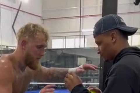 Watch Jake Paul training for Tommy Fury fight as YouTuber says rival will ‘hate the sport of..